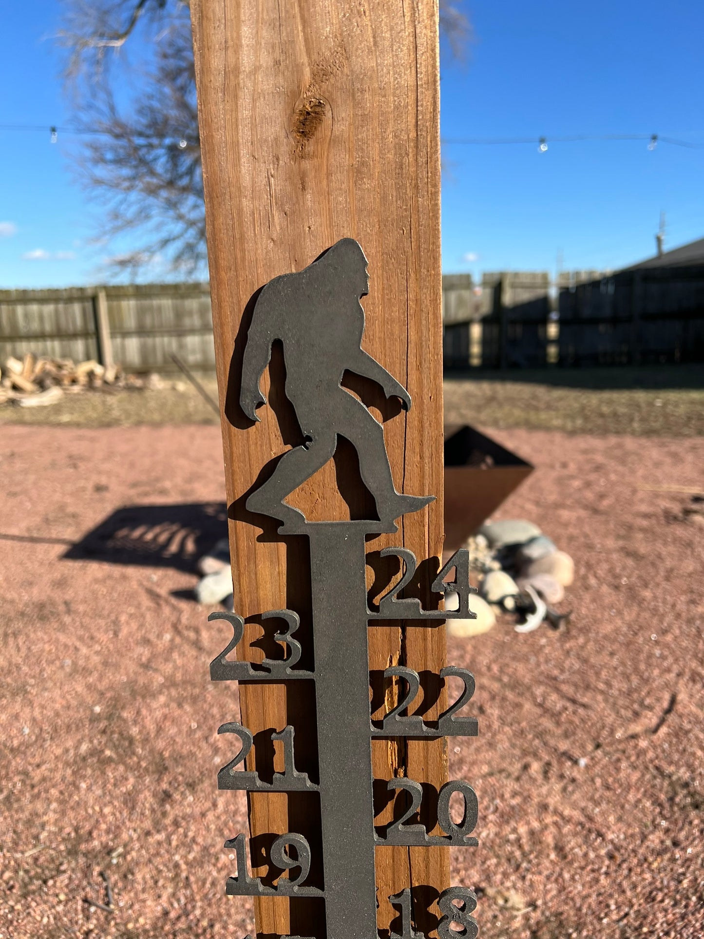 Big Foot Snow Gauge